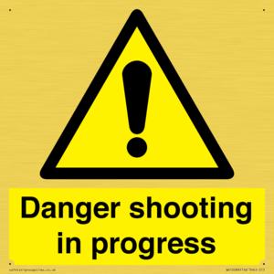 Danger shooting in progress